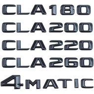 Black Rear Trunk Badge Car 3d Logos Sticker For Mercedes Letters CLA180 CLA200 CLA220 CLA250 CLA260 