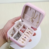 Kotak Kotak Perhiasan / Tempat Perhiasan Travel Jewelry Box Penyimpanan Anting Kalung Gelang Cincin