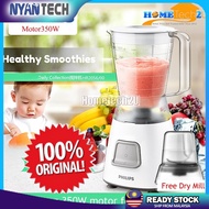 Philips Blender HR2056 (350W, white) 1.25L Plastic Jar With Mill