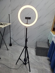環形補光燈連三腳架直播燈 22cm