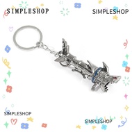 SIMPLESHOP Arcane Necklace Jewelry, Metal Arcane Jinx Keychain, Fashion LOL Game League of Legend Ga