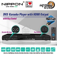 NIPPON DVD-430HD HDMI DVD Player KEY CONTROL FUNCTION With DVD/CD/MP4/MP3/Karaoke Microphone Input/U