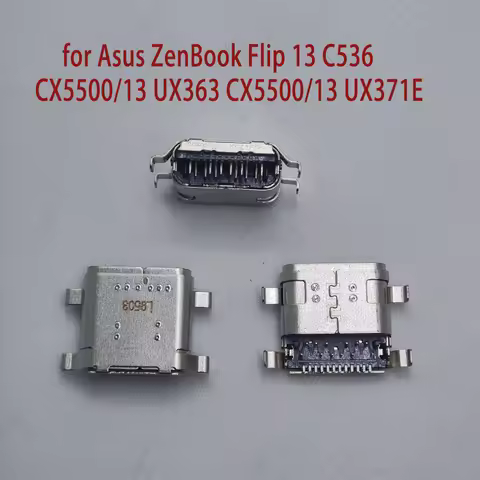 1-10pcs USB For Asus ZenBook Flip 13 C536 CX5500/13 UX363 CX5500/13 UX371E Laptop Type-C DC Power Ja