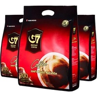G7 Instant Coffee Pure black 200 sachets X 2g X 3 Pack, 600 sachets / Direct From Korea