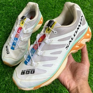 SALOMON XT-4 White Orange size 40.5 sneakers shoes