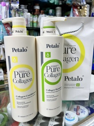 Cặp Dầu Gội Xả Ngăn Gàu Giữ Màu Tóc Petalo Pure Collagen