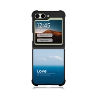 Phone Case Samsung Galaxy Series Z FLIP 7 6 5 4 3 Custom Phone Softcase Meaning of Love