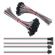 5pcs Led Connector 2pin 3pin 4pin Male/Female 2/3/4 PIN Plug Connector Wire Cable For Led Strip Ligh