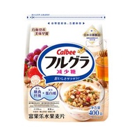 卡樂比（Calbee）即食燕麥片 水果燕麥片減少糖 400 克 日本進口非油炸 早餐代餐零食