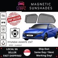 Hyundai Avante CN7 Magnetic Sunshades