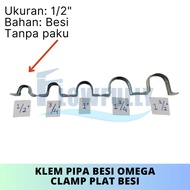 1/ 2 INCH OMEGA 0.5 DIM IRON PLATE OCP CLAMP