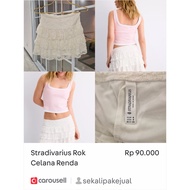 Stradivarius Lace Skirt Pants