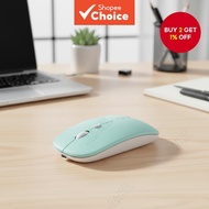 Rechargeable Wireless Bluetooth Mouse for Laptop, Tablet, Pad BT5.2 2.4G Dual Mode Silent Gaming Mou