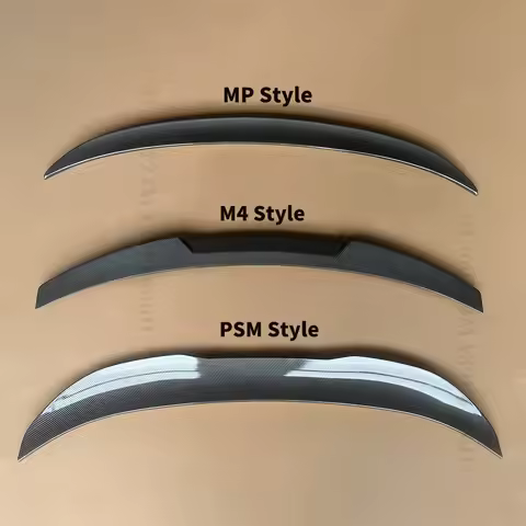 For BMW 3 Series F30 F31 2013-2018 Rear Spoiler Lip Wing Gloss Black Carbon Fiber 335i 328i 330i 340