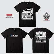Baju Fashion Car T-Shirt BMW E46 M3 Automotive T-Shirt
