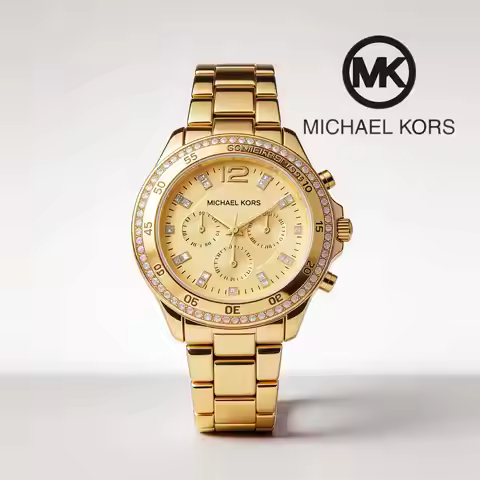 Michael Kors Ladies Watch Luxury Business Design Quartz Watch Fashion Casual Alloy Multifunctional T