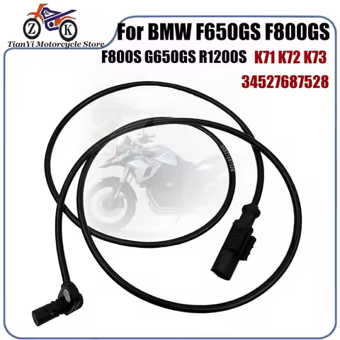 1PCS ABS Wheel Speed Sensor For BMW F650GS F800GS/S/ST/GT/R K73 K72 K71 G650GS R1200S HP2 Motorcycle