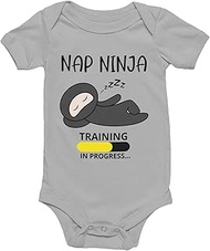Baby Bodysuit Short Sleeve | Baby Bodysuit Eczema Clothing for Nap Ninjas