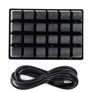 Black 24-key Keypad Mechanical Keyboard Custom Shortcuts Auto-click SayoDevice Hardware Macros Progr