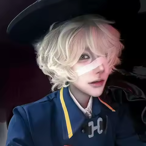Game Identity V Wig Fire Investigator Florian Brand Cosplay Wigs Cosplay Costumes 30CM Gold Wig Fire