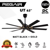 REGAIR UT 62 72 84 Inches 9 Aluminium Blades DC Motor 8 + 8 F/R Speed Ceiling Fan