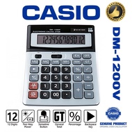 CASIO Calculator DM-1200V Standard Calculator Electronics Calculators with Big Button 12 Digit 2 WAY
