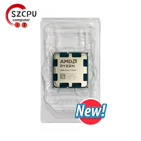 AMD Ryzen 7 8700G R7 8700G 8-Core 4.2 GHz Socket AM5 65W AMD Radeon 780M Processor - 100-100001236