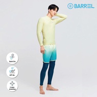 BARREL MEN ESSENTIAL RASHGUARD ชุดว่ายน้ำ - YELLOW [SUSTAIN COLLECTION]-3WT008M_F2YLXX