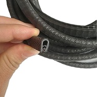 Edge Trim Black Small Fits Edge 1/16 to 1/8 Inch Flexible PVC Edge Protector for Sharp/Rough Surface