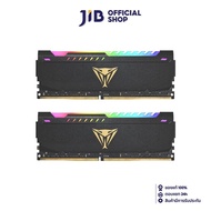 16GB (8GBx2) DDR4 3200MHz RAM (หน่วยความจำ) PATRIOT VIPER STEEL RGB DDR4 (BLACK) (PVSR416G320C8K)