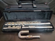 95% New Yamaha Flute YFL222 with U-curved headjoint 長笛加配U型吹咀