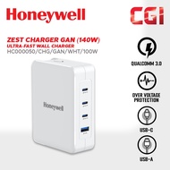 Honeywell Zest Charger GAN 140W Ultra-Fast Wall Charger- HC000050/CHG/GAN/WHT/140W- (White)