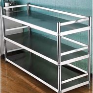 stainless steel kitchen table storage rack oven rak storage shelf