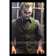 Joker Heath Ledger Movie Poster medium banner framed