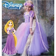Disney Children's Rapunzel Dress Tangled Princess Le Pei COS Halloween Party Stage Performance Costu