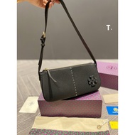 Tory Burch's new McGraw underarm bag/counter with the same style/2022 trend new/leather women's bag/