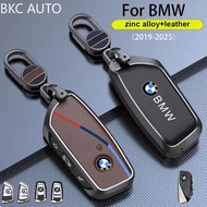 BMW Key Chain Case High-quality Leather Car Key Fob Case with Full Protection for BMW 2018-2025  X1 