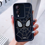 Case For VIVO Y17S Y36i G2 Y28 5G Three-Color Web Spider Phone Silicone Shockproof