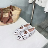 Alaia breathable flat ballet shoes Mary Jane boat slip-on daily walking pump size35-42