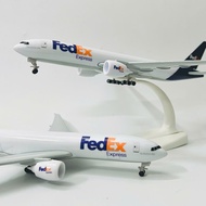 AIRCRAFT "BOEING 777 FEDEX EXPRESS FEDEX GLOBAL SHIPPING GOODS" 1/400 SCALE HIGH QUALITY ALLOY
