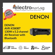 DENON AVR-X580BT 130W x 5.2 channel  AV Receiver with  Bluetooth