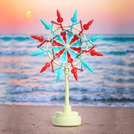FZd Radish Windmill Rotating Colorful Sunflower Windmill Children's Toys Outdoor Decompression Toys.