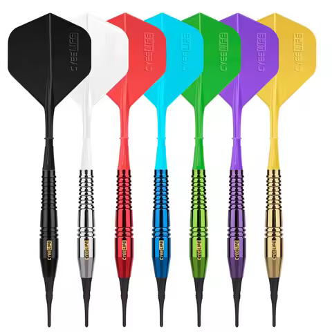 CyeeLife 18g Copper Dart Barrel Electronic Soft Tips Dart Dart Bar Games 30soft dart tips