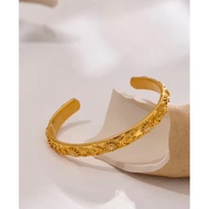Eirene Bangle Bracelet - Stainless Steel (18K Real Gold PVD Coated)