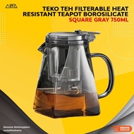 TeaSeed Teko Teh 750ml Borosilicate Tahan Panas