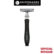 Edwin Jagger - Chatsworth Collection - Imitation Ebony Double Edge Safety Razor & Feather Blades