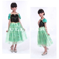 Shirley Party~Children Anna Dress Halloween Costume.halloween Costume.party Performance Costume Masq