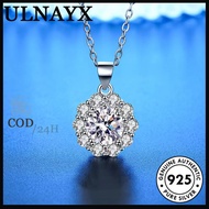 2 Carat Eight Hearts Eight Arrows PT950 Full Diamond Zircon Hanging Necklace