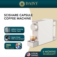 Scishare 19 Bar Capsule Coffee Machine S1201 Gold Nespresso Capsules Espresso Coffee Pods ESE Pod Nespresso Coffee Maker