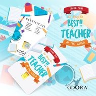 GDORA Gold Bar 0.25gram '' Teachers Appreciation '' 999.99